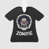 ZOMBIE oranje ogen Ornament (achterkant)