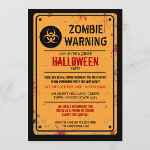 Zombie Outbreak nodigt het Halloween Warning Fun u Kaart