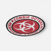 Zombie Outbreak Response Team 7 Inch Paper Bord (Gekanteld)
