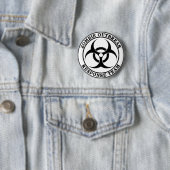 Zombie Outbreak Response Team (Biohazard) Ronde Button 5,7 Cm (In situ)