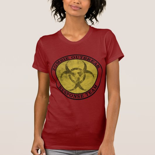 Zombie Outbreak Response Team (Biohazard) T-shirt (Voorkant)