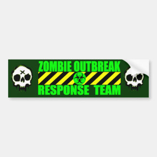 Zombie Outbreak Response Team Bumpersticker