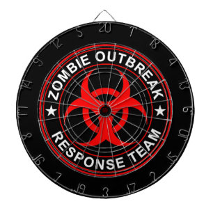 Zombie Outbreak Response Team Dart Board Walking Dartbord