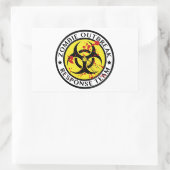 Zombie Outbreak Response Team Rechthoekige Sticker (Tas)