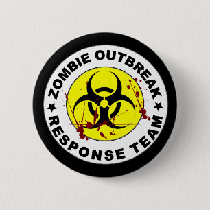 Zombie Outbreak Response Team. Ronde Button 5,7 Cm