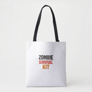 Zombie Overlevingskit – Minimalistische Vintage Ty Draagtas