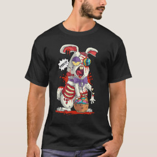 Zombie Paashaas Paasei Scary Pasen Volwassene T-shirt
