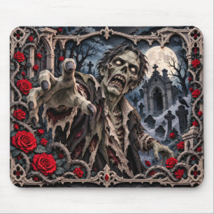 Zombie, Papieren Snij Monster Muismat
