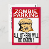 Zombie Parking Briefkaart (Voorkant / Achterkant)