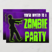 Zombie Party, Groene Walker Kaart (Voorkant / Achterkant)