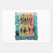 Zombie Party, Halloween Inpakpapier Vel (Voorkant 2)