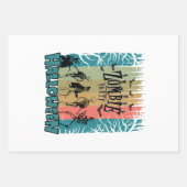 Zombie Party, Halloween Inpakpapier Vel (Voorkant)