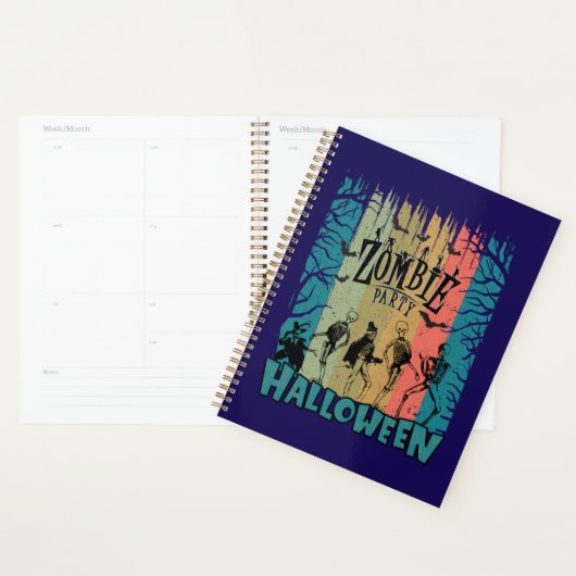 Zombie Party, Halloween Planner (Display)