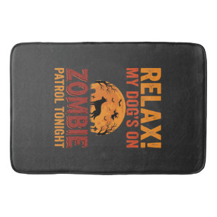 Zombie Patrouille Hond Halloween Badmat