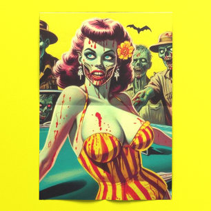 Zombie Pin-up Tissuepapier
