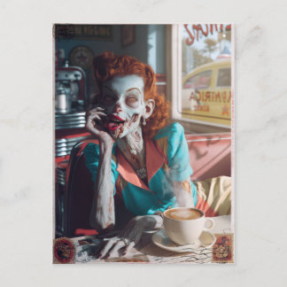 Zombie Pin-Up VI Briefkaart
