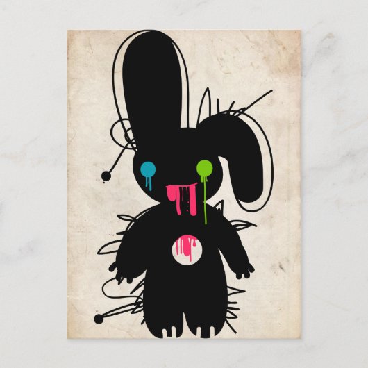 Zombie Piñata Briefkaart (Voorkant)