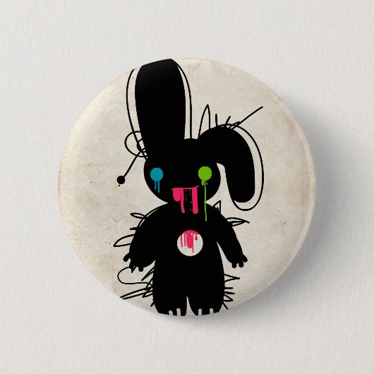 Zombie Piñata Ronde Button 5,7 Cm (Voorkant)