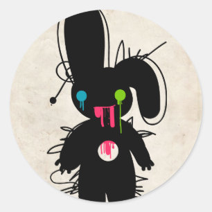 Zombie Piñata Ronde Sticker