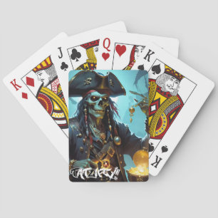 Zombie Pirate Classic speelkaarten