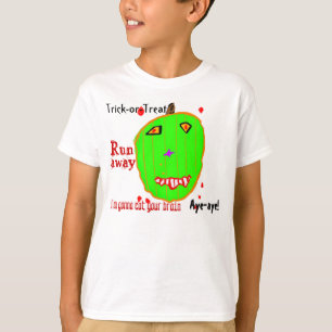 Zombie Pompoen Trick or Treat T-shirt