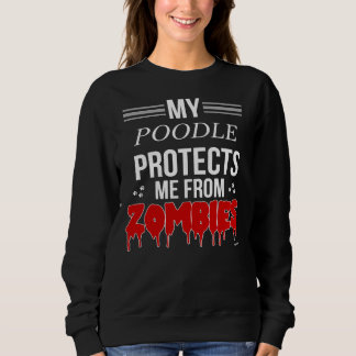 Zombie Poodle Gift for Poodle Trui