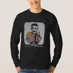 Zombie Popcorn Soda - Creepy Cinema Hallow T-shirt