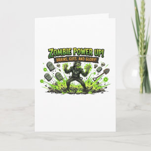 Zombie Power Up Gamer Grafisch Kaart