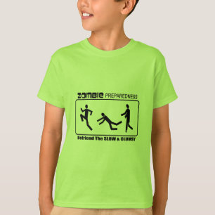 Zombie Preparaatheid voordeur langzamer ontwerp T-shirt
