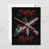 Zombie Proof-Briefkaarten Briefkaart (Voorkant / Achterkant)