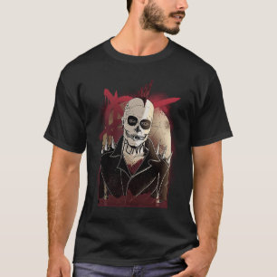 Zombie Punk Mohawk Zware Rockmuziek Metalhead Rock T-shirt
