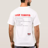 Zombie Quiz T-shirt (Achterkant)