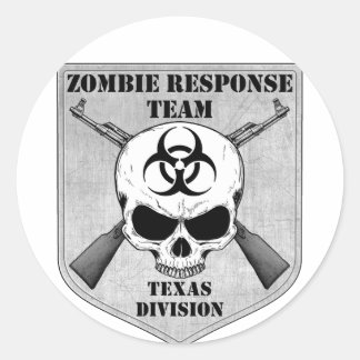 Zombie Response Team: Texas Division Ronde Sticker