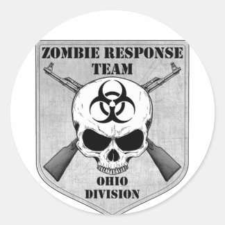 Zombie-responsteam: Afdeling Ohio Ronde Sticker