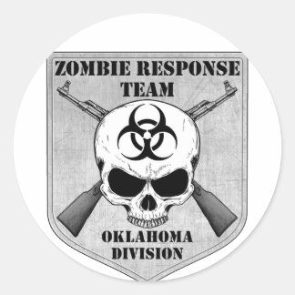 Zombie-responsteam: Afdeling Oklahoma Ronde Sticker