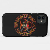 Zombie-responsteam Case-Mate iPhone Case (Achterkant (horizontaal))