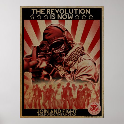 Zombie Revolution Poster - ZETA (Voorkant)