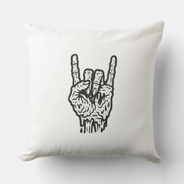 Zombie Rock Kussen (Voorkant)