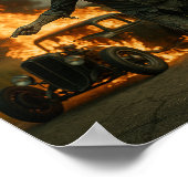 Zombie Rodder artwork Poster (Hoek)