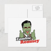 Zombie Romney.png Briefkaart (Voorkant / Achterkant)
