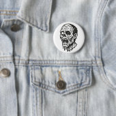 Zombie Ronde Button 5,7 Cm (In situ)