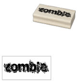 Zombie Rubberstempel (Gestempeld)