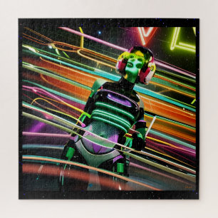 Zombie Ruimtedisco Legpuzzel
