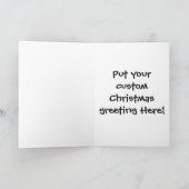 Zombie Santa Christmas Kaart (Binnen)