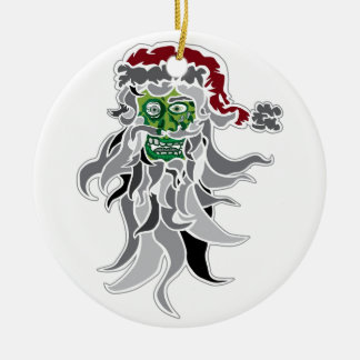 Zombie Santa Claus Keramisch Ornament