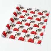 Zombie Santa Gift Wrap Cadeaupapier (Uitgerold)