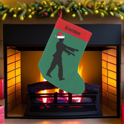 Zombie Santa Hat Horror Movie Custom Kleine Kerstsok