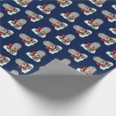 Zombie Santa Rises Kerstmis Cadeaupapier (Hoek)