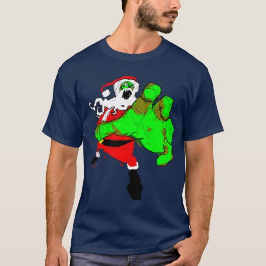 Zombie Santa T-shirt! T-shirt (Voorkant)