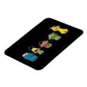 Zombie Sesame Street Characters Magneet (Linkerzijde)